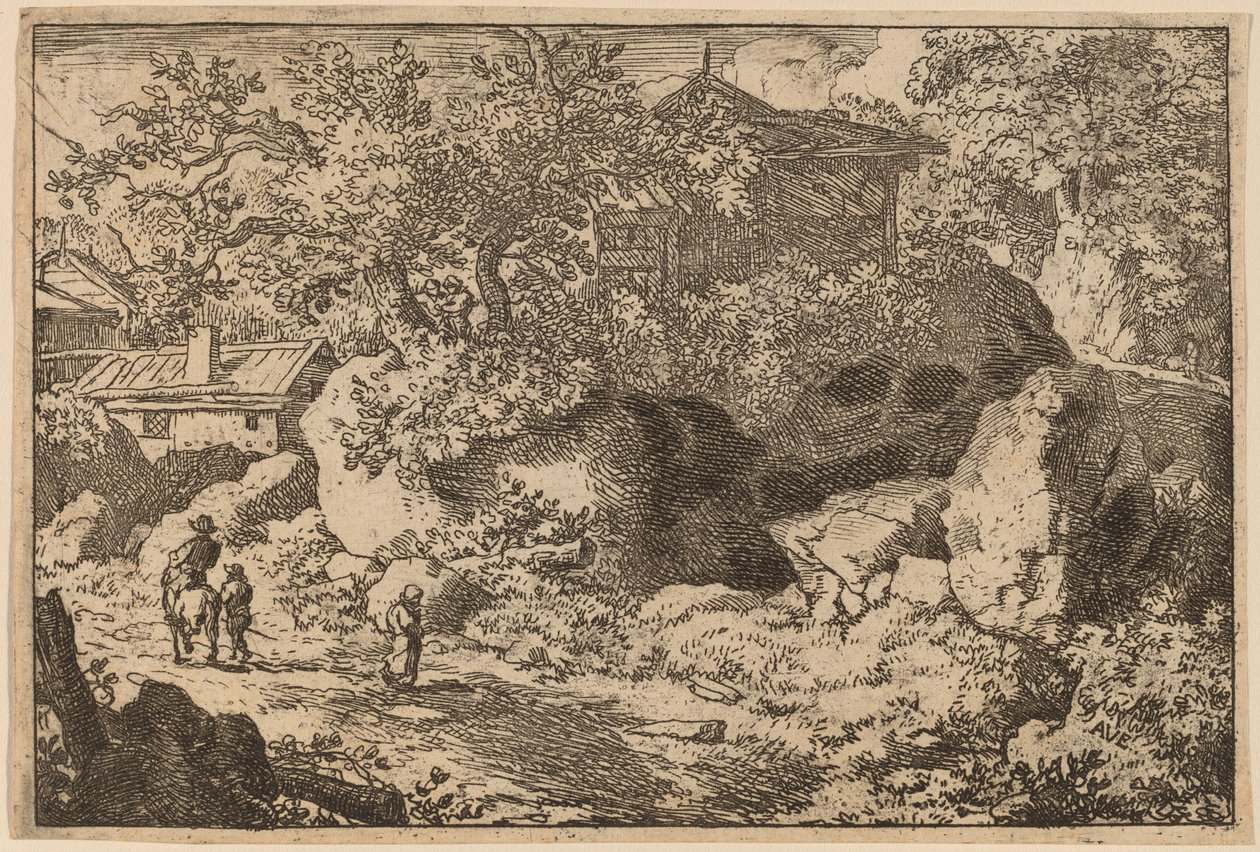 Atlı Köylü, muhtemelen c. 16451656. by Allart van Everdingen