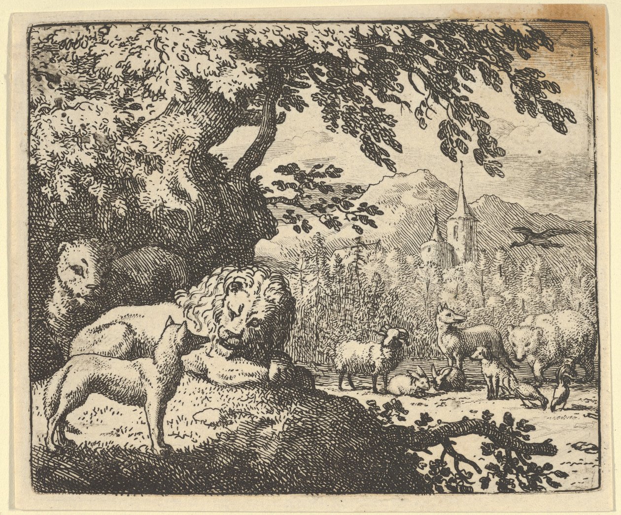 Renard Yalanlarına Devam Ediyor, 1650-75. by Allart van Everdingen
