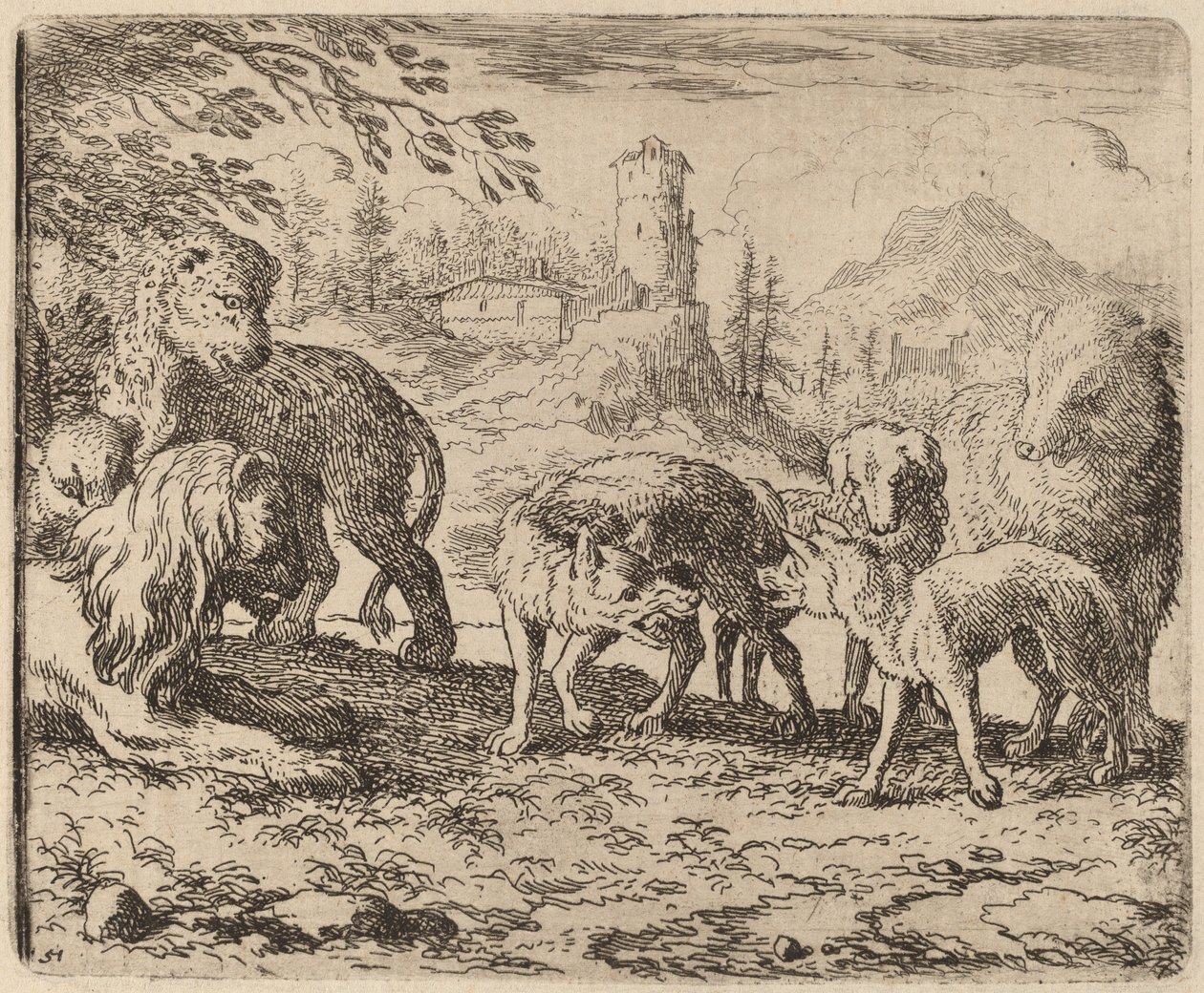 Reynard Kınadı by Allart van Everdingen
