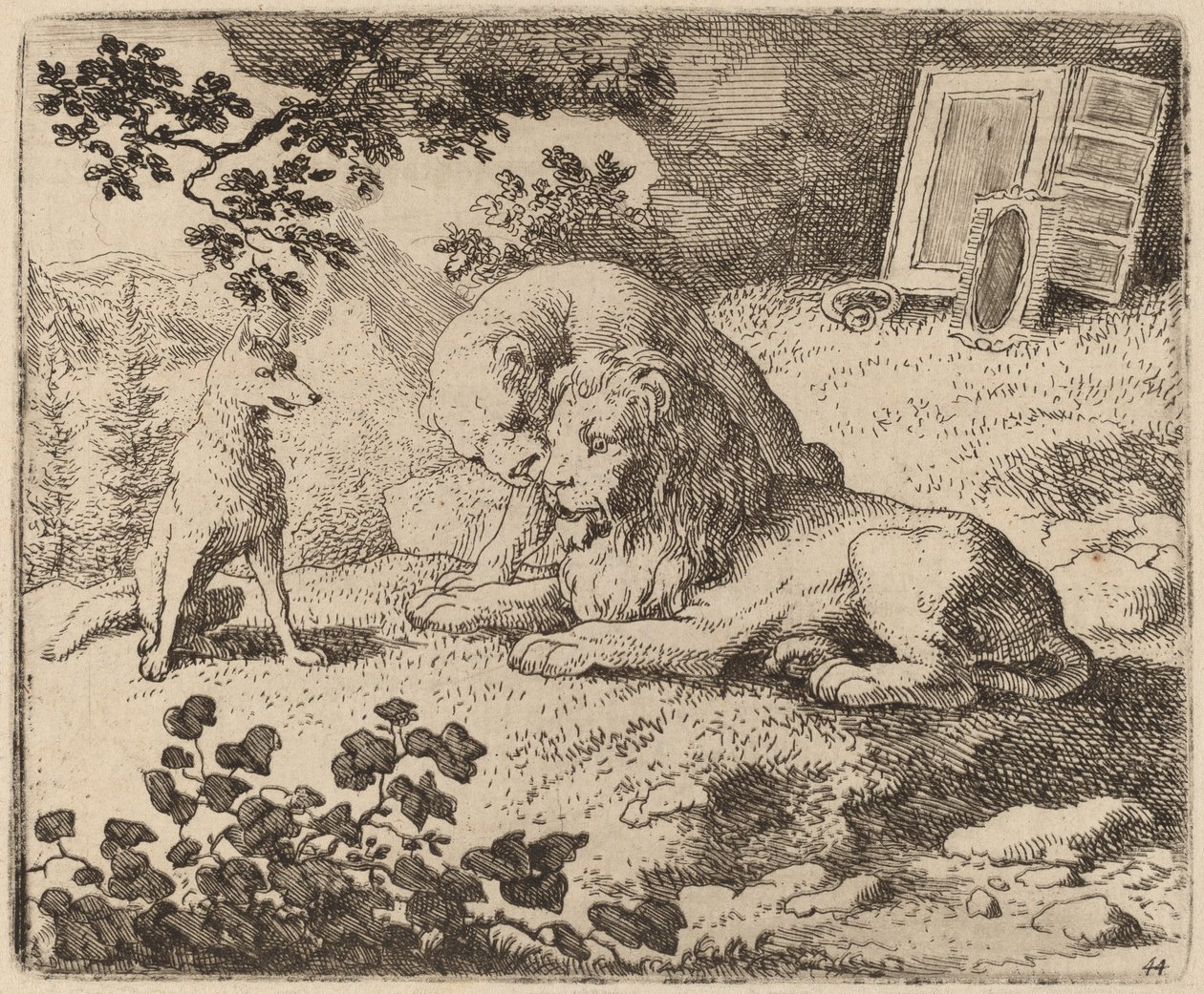 Reynard Kayıp Hazineleri Anlatıyor, muhtemelen c. 16451656. by Allart van Everdingen