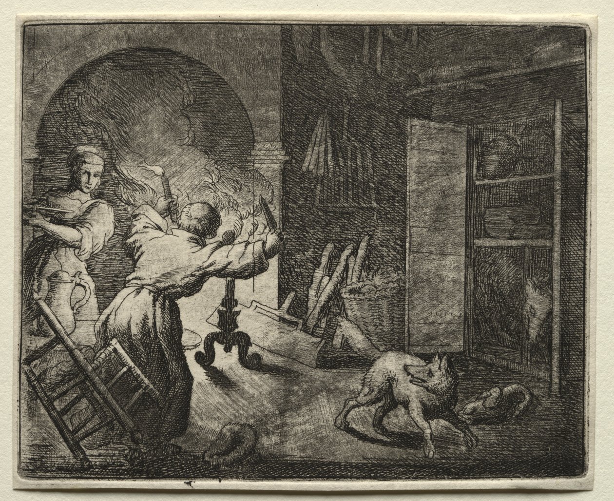 Tilki Reynard: Reynard bir Capon Çaldı by Allart van Everdingen