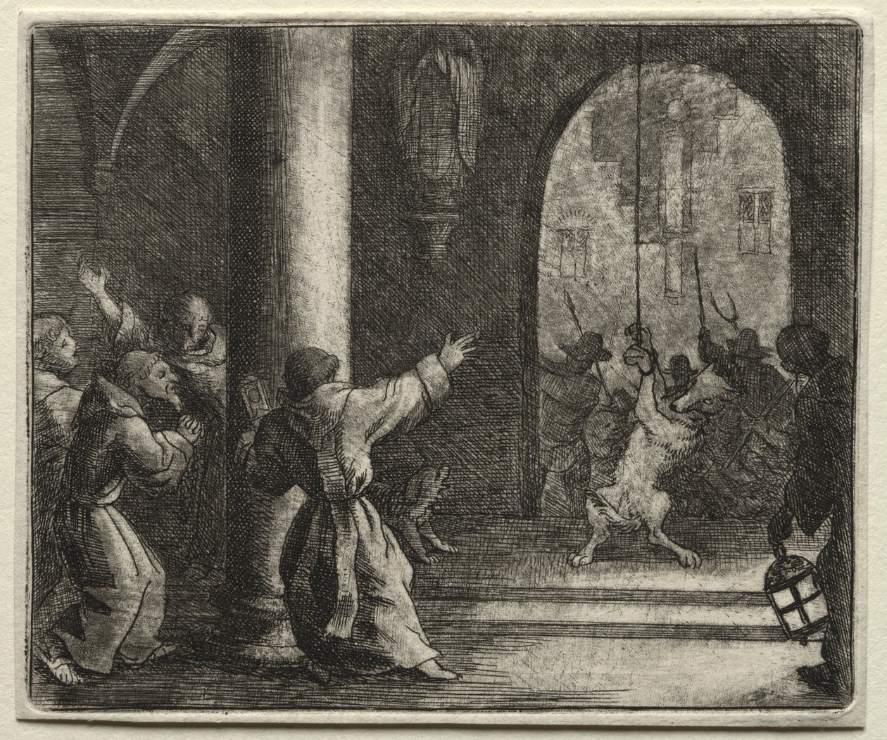 Tilki Reynard: Reynard Kurdu Kandırıyor by Allart van Everdingen