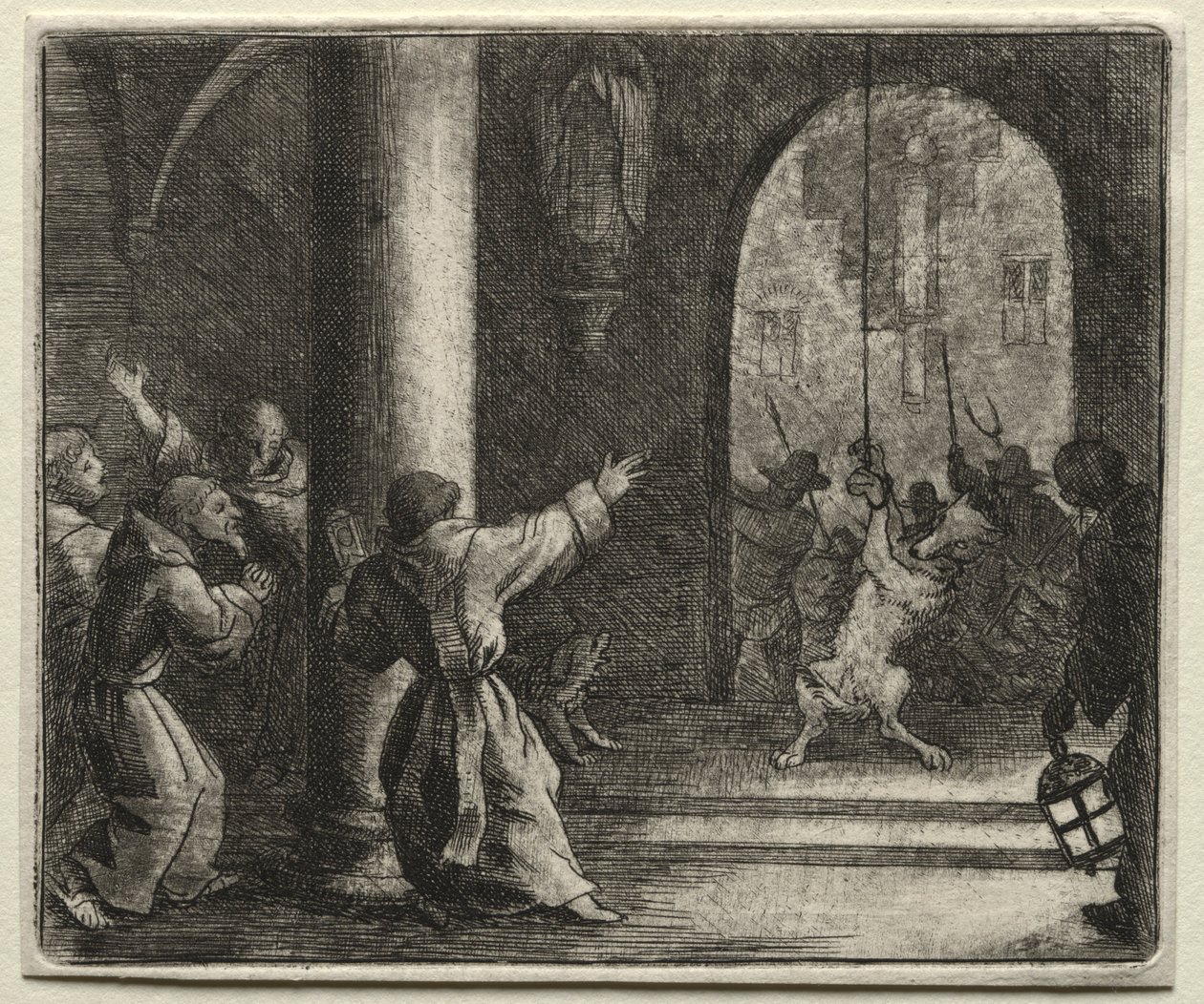 Tilki Reynard: Reynard Kurdu Kandırıyor. by Allart van Everdingen