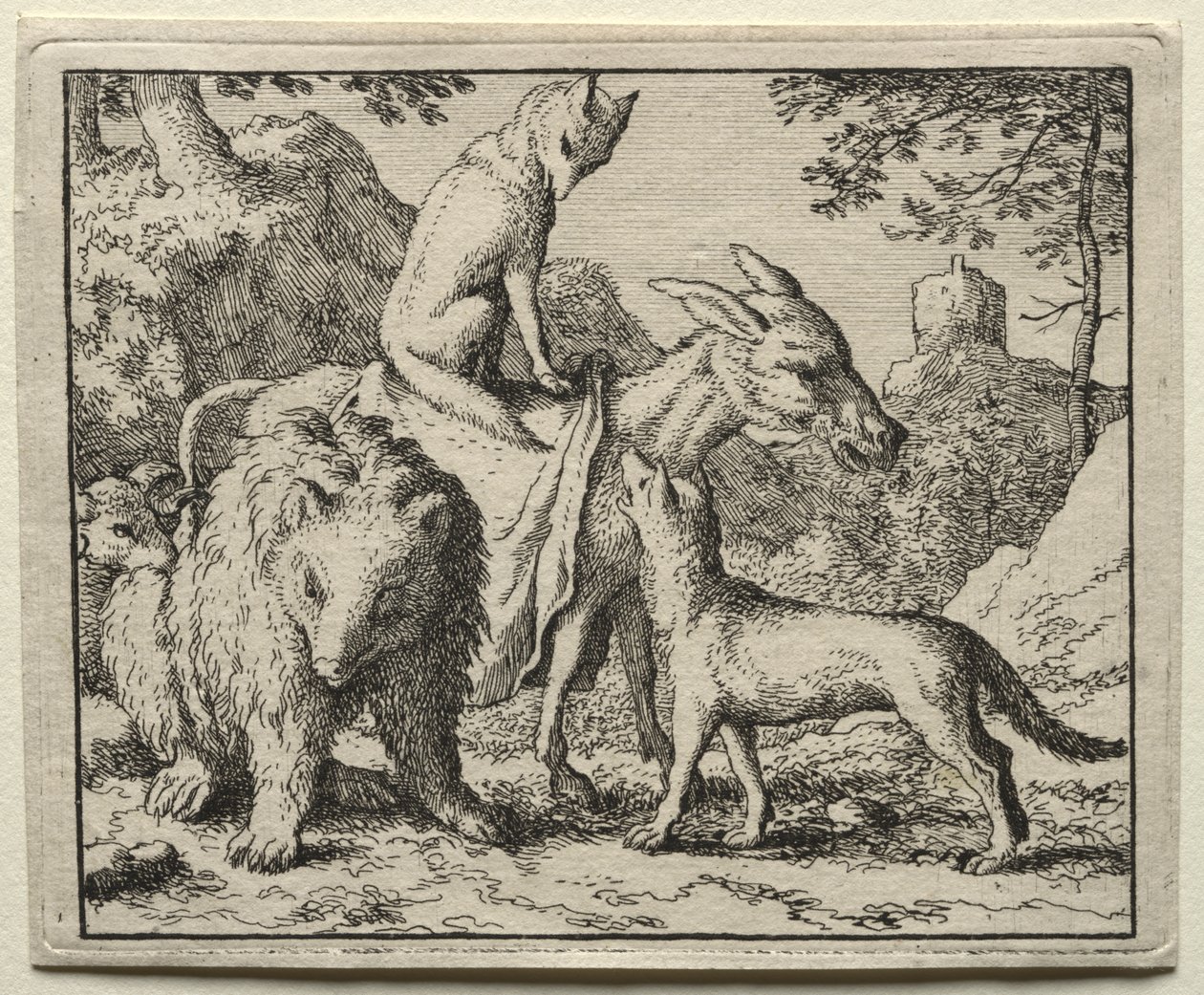 Tilki Reynard: Reynard ve Yoldaşları by Allart van Everdingen