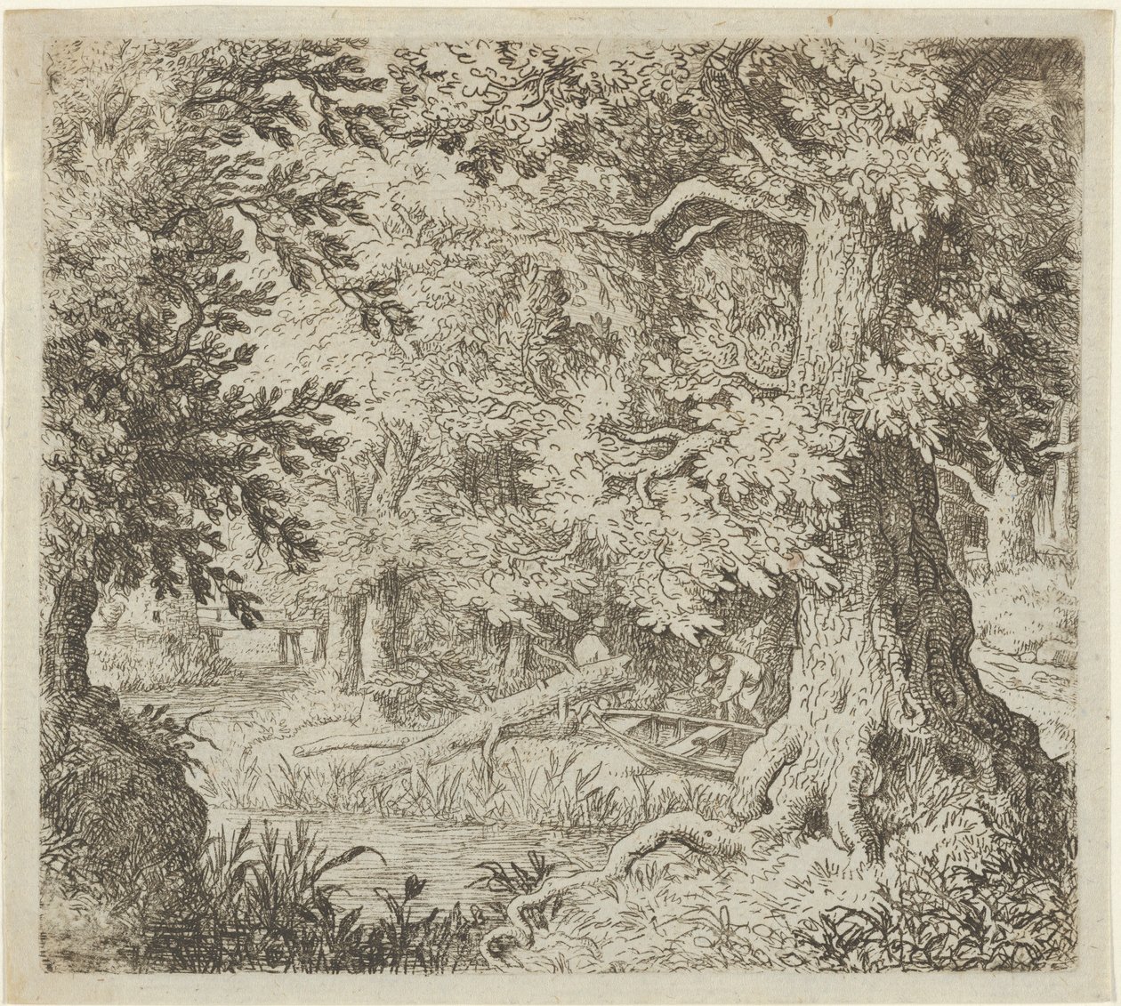 Ormandaki Dere, 17. yüzyıl. by Allart van Everdingen