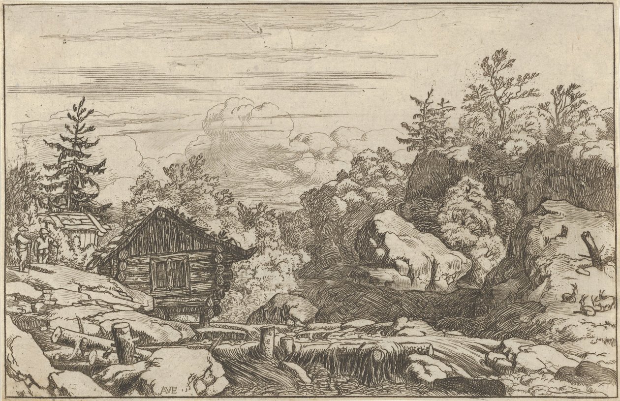 Bankadaki Kulübeler, 17. yüzyıl. by Allart van Everdingen