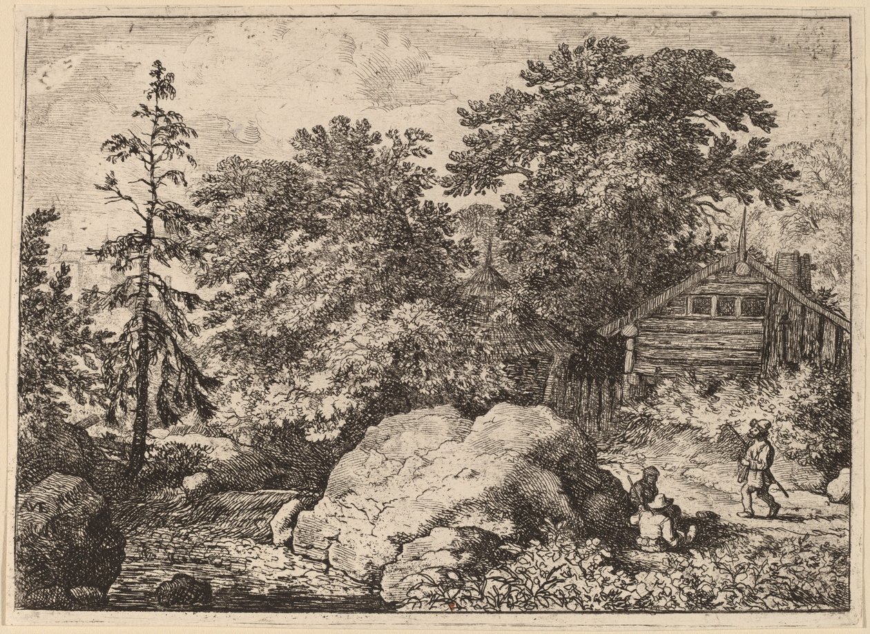 Knoll, muhtemelen c. 16451656. by Allart van Everdingen