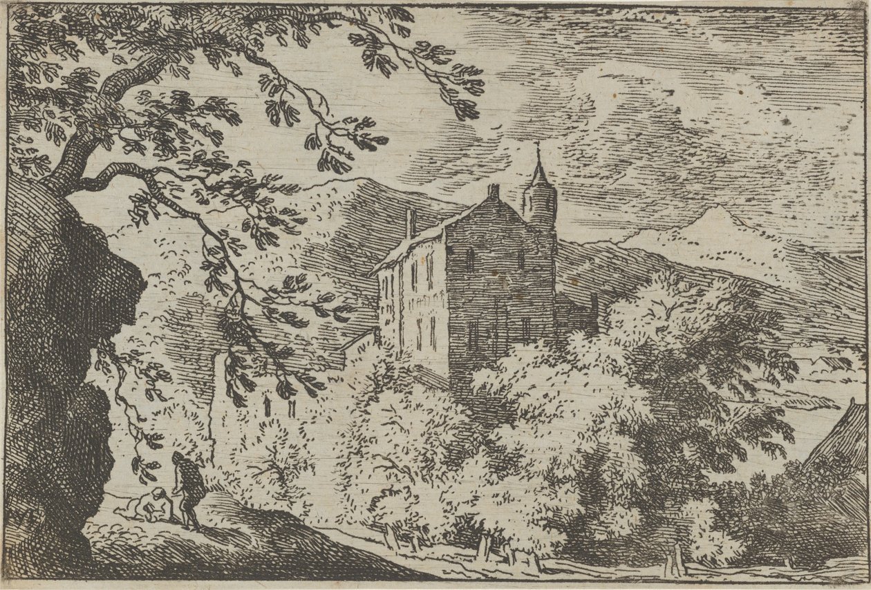 Taretli Büyük Ev, 17. yüzyıl. by Allart van Everdingen