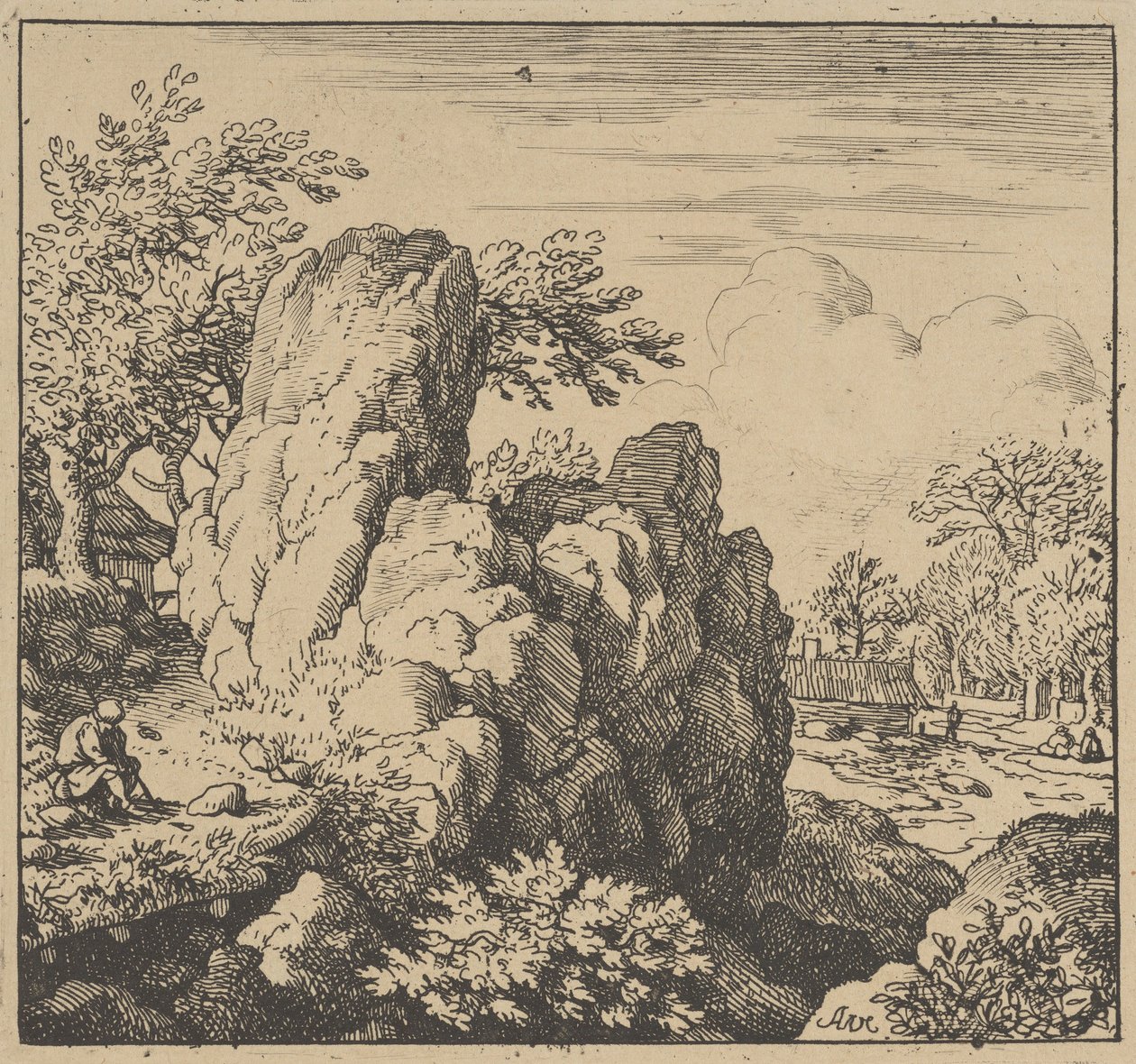 Büyük Kaya, 17. yüzyılın ortaları., 17. yüzyılın ortaları. by Allart van Everdingen