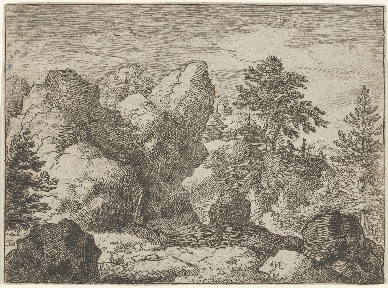 Sivri Kaya, 17. yüzyıl. by Allart van Everdingen