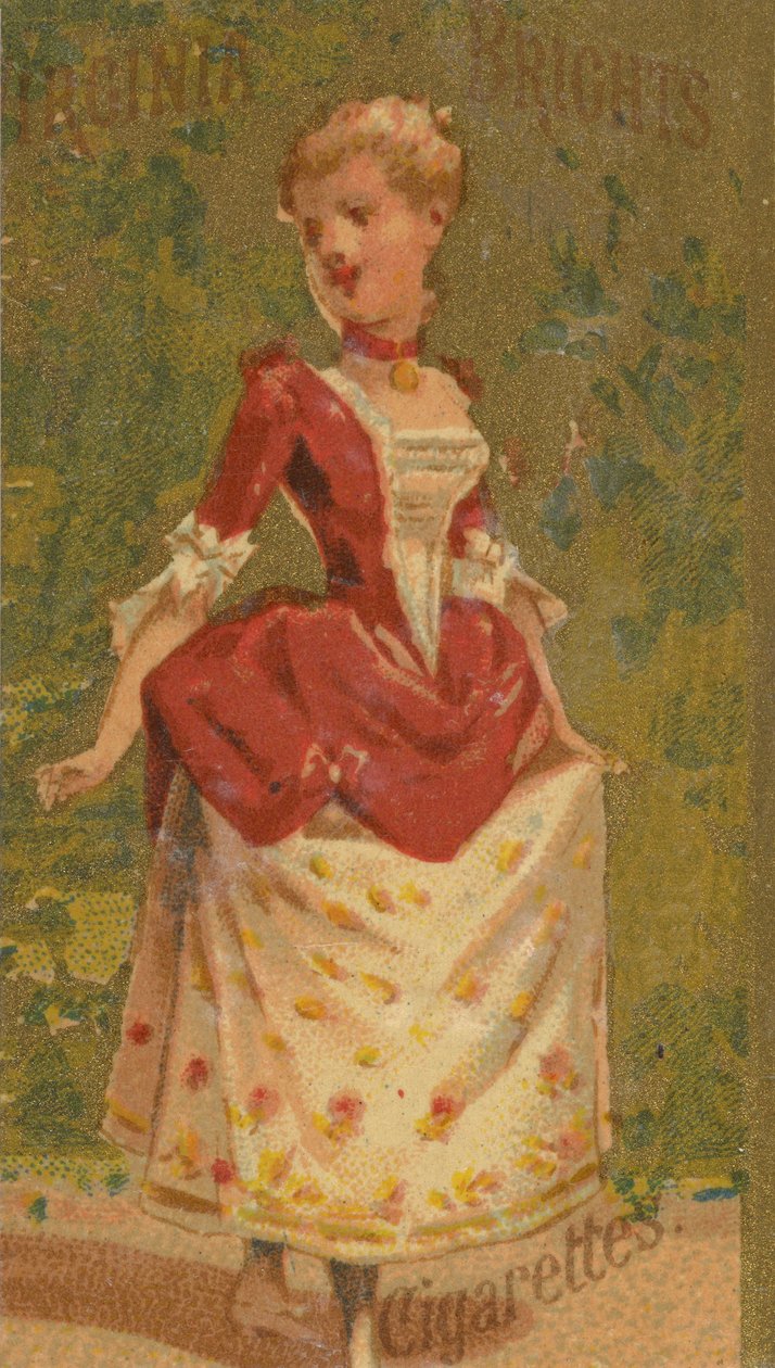 Allen &..., 1886 için Virginia Brights Cigarettes