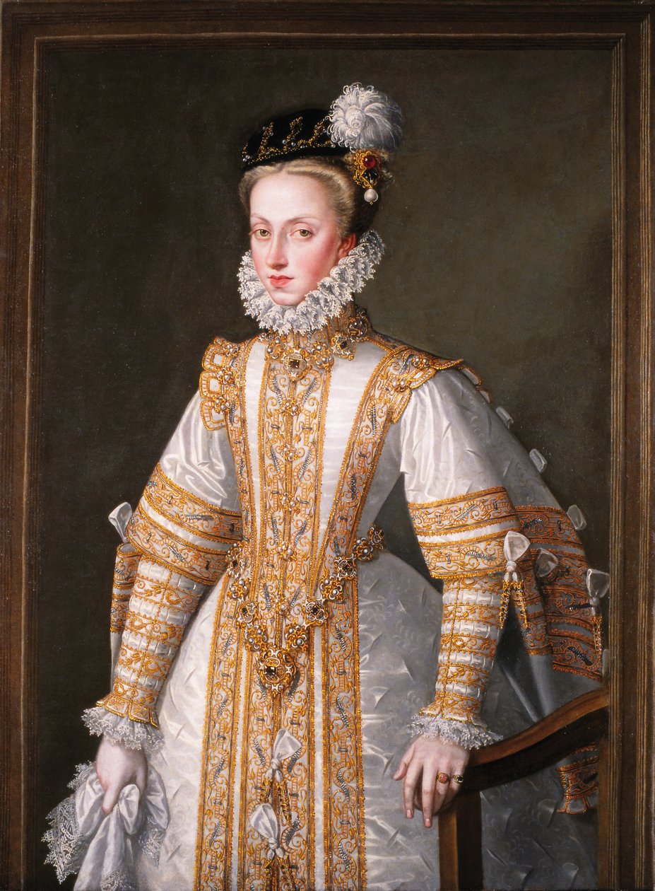 Avusturya Anne, İspanya Kraliçesi by Alonso Sánchez Coello