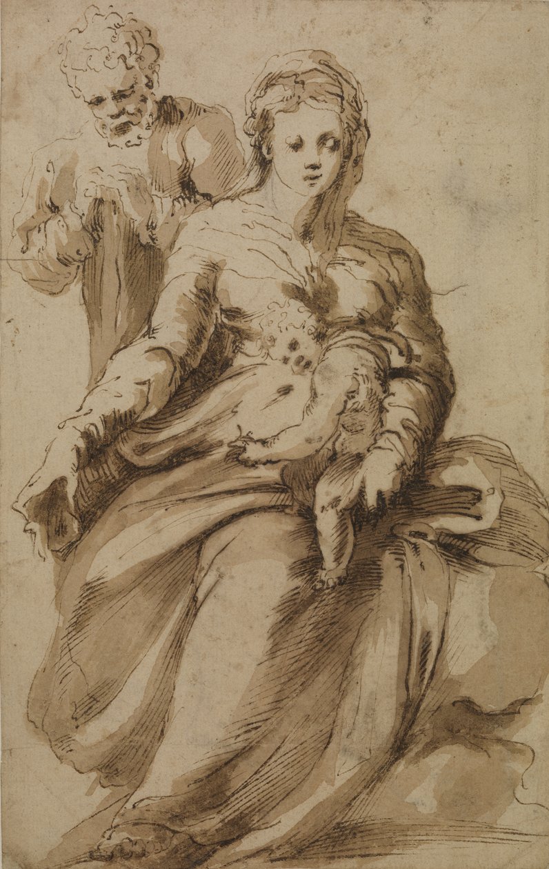 Kutsal Aile, c.1637 by Alonso Berruguete