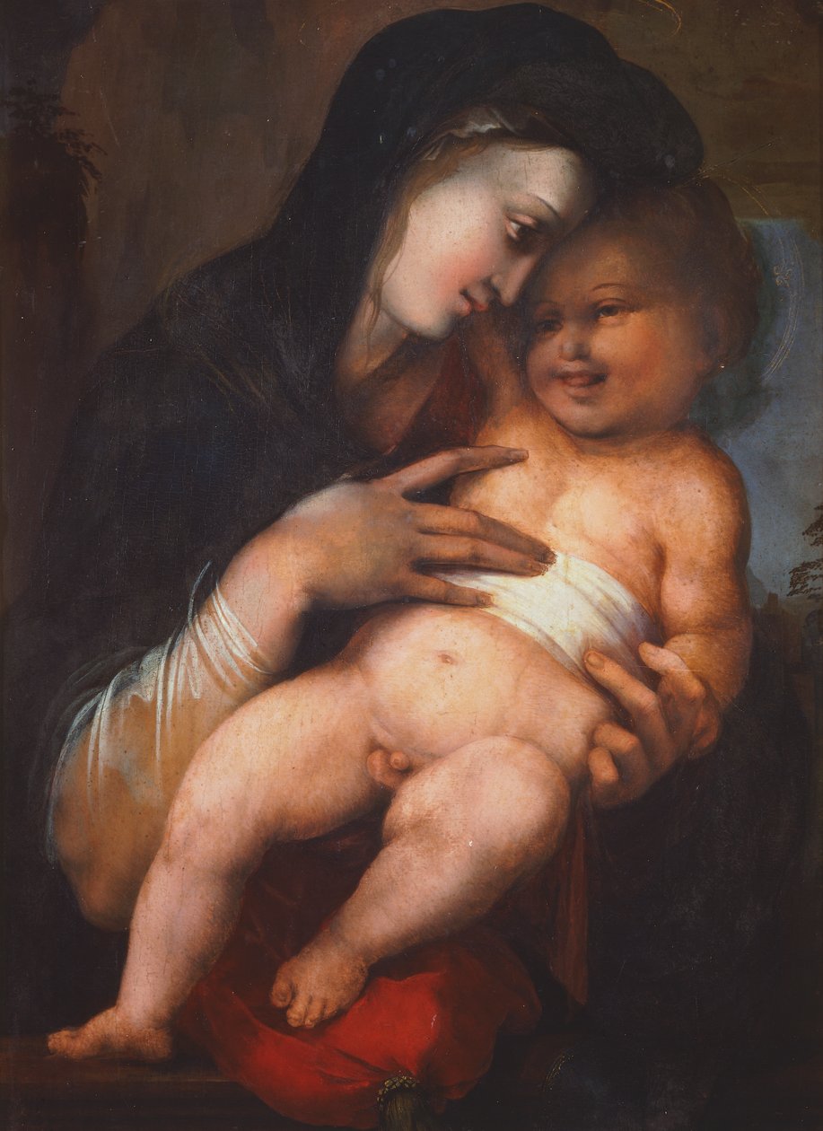 Madonna ve Çocuk, Alonso Berruguete (yaklaşık 1480-1561) by Alonso Berruguete