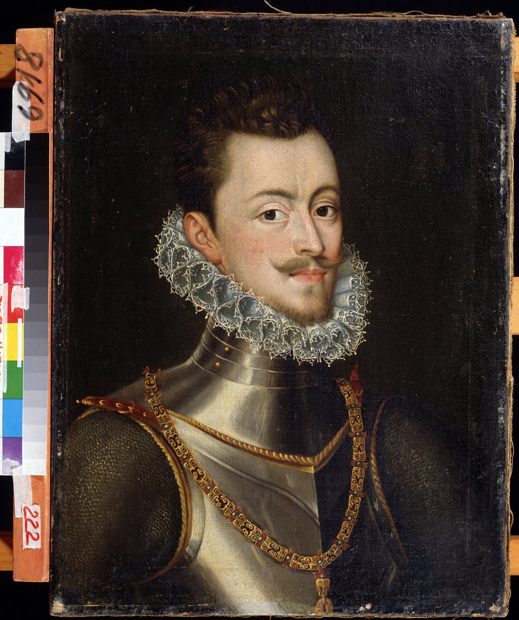 Hollanda valisi Avusturya Don Juan (1547-1578) (Habsburg Hollanda valisi Avusturya Don John portresi) portresi. Alonso Sanchez Coello