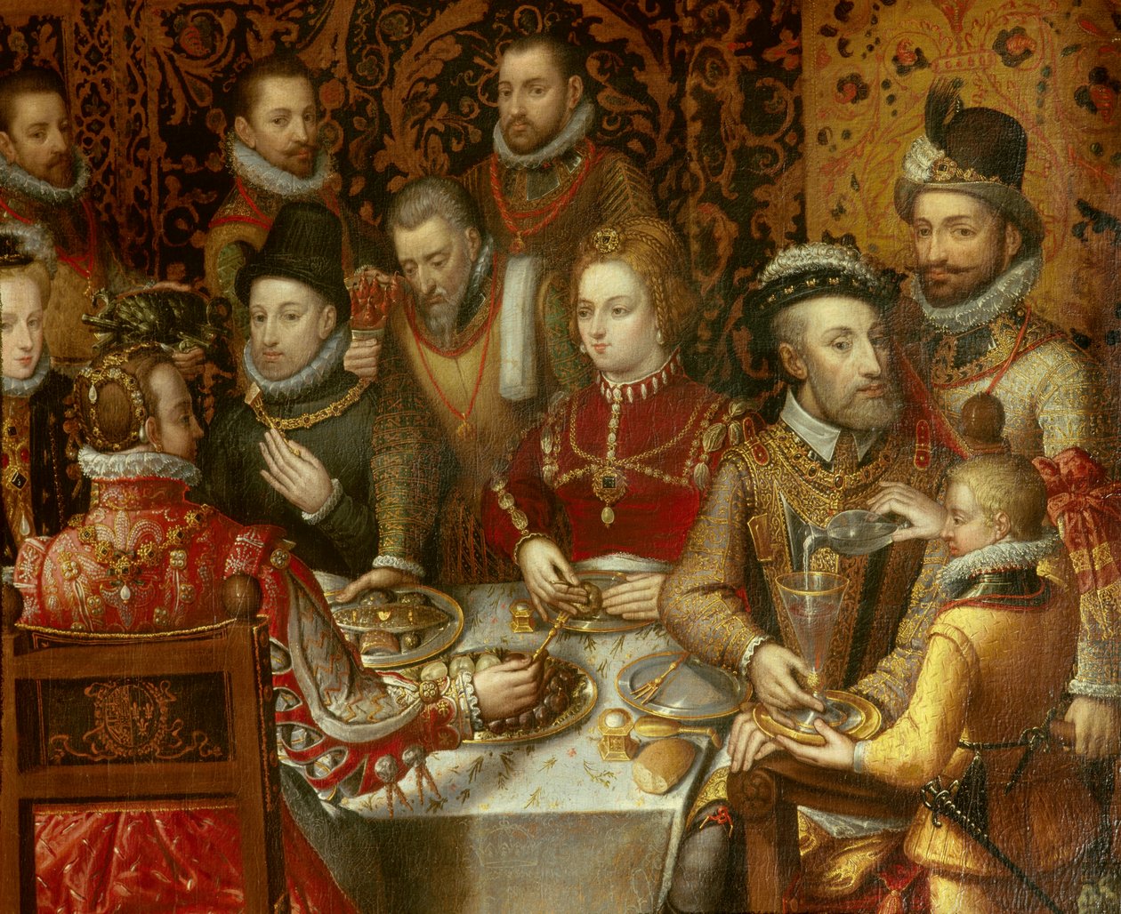 Avusturya hanedanının hükümdarlarının ziyafeti Charles V