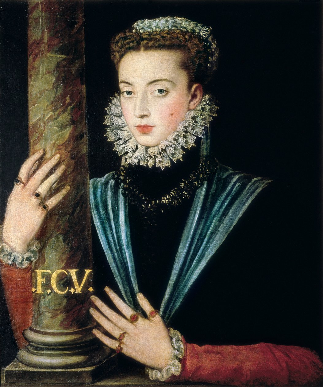 Joan of Spain portresi (Juana de Avusturya by Alonso Sánchez Coello
