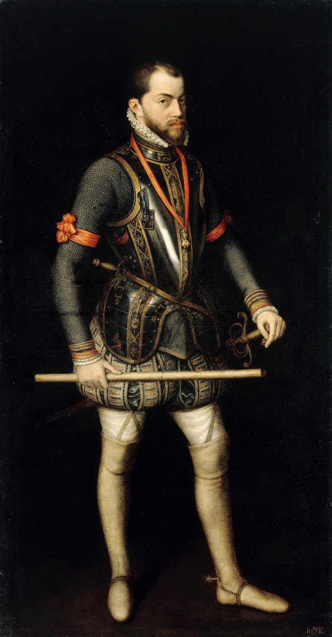 Philip II 1527-1598, İspanya ve Portekiz Kralı portresi by Alonso Sánchez Coello