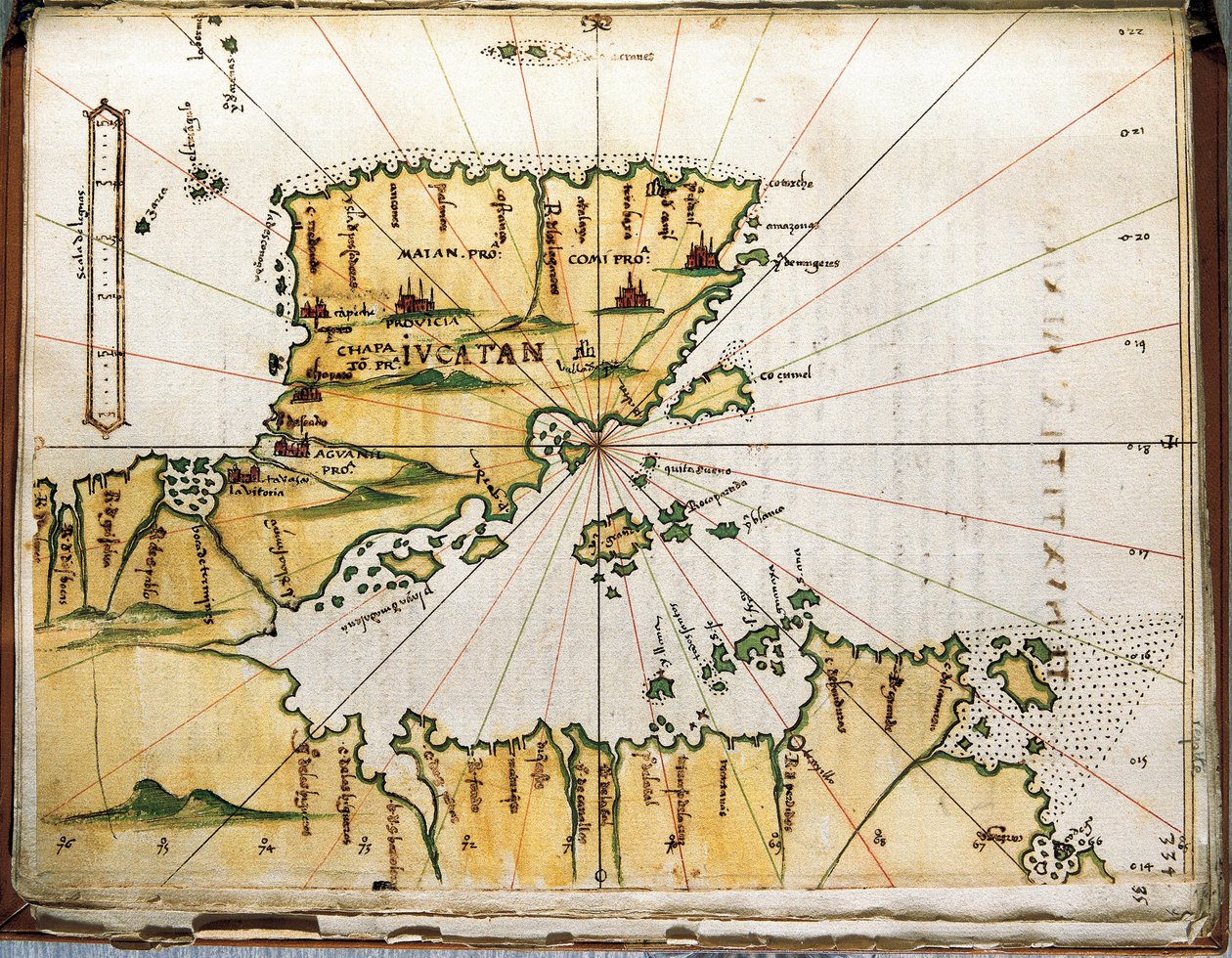 Orta Amerika ve Peru Haritası (harita) by Alonso de Santa Cruz