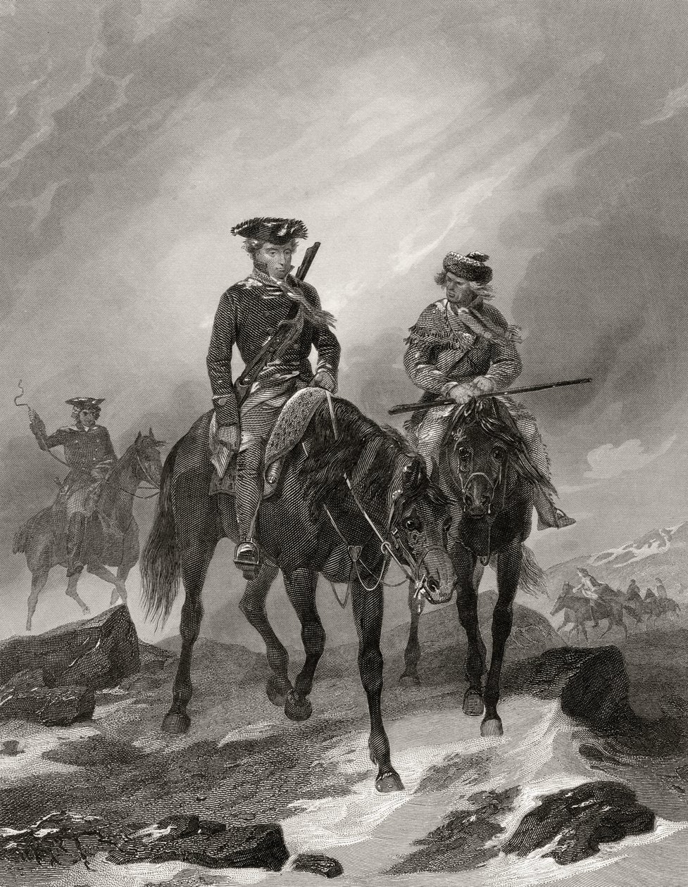 George Washington, 1754