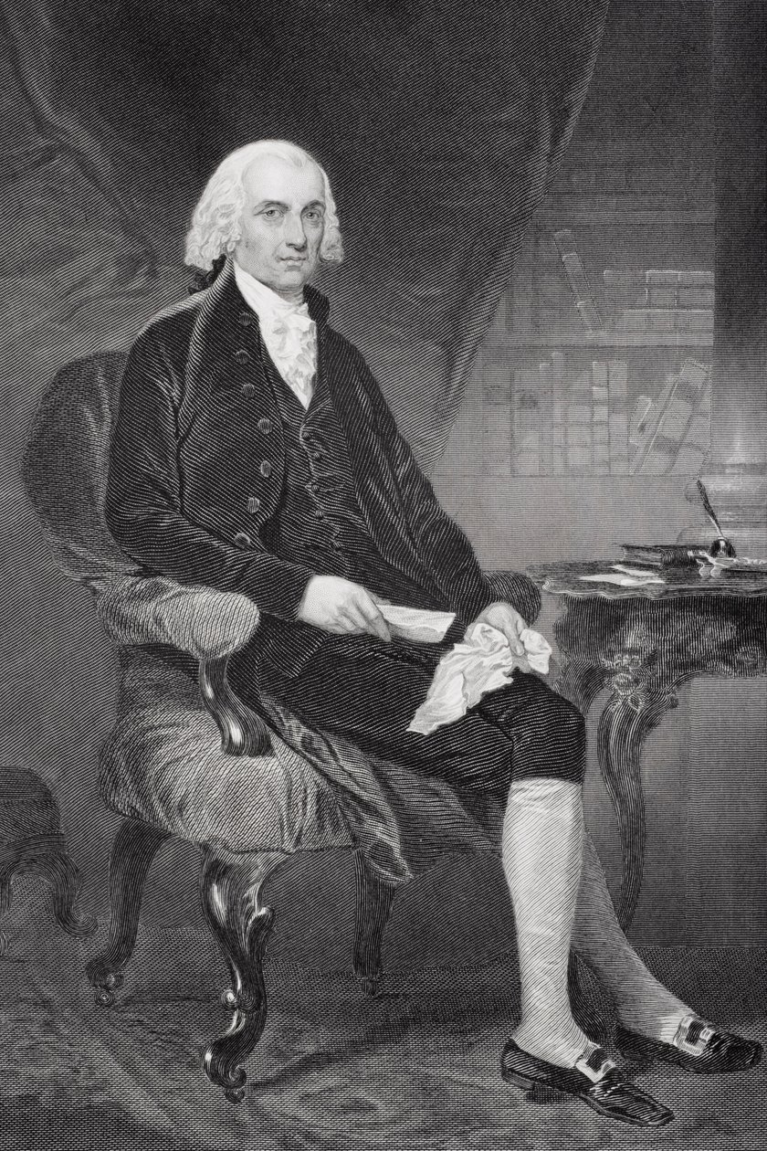 James Madison (1751-1836) by Alonzo Chappel