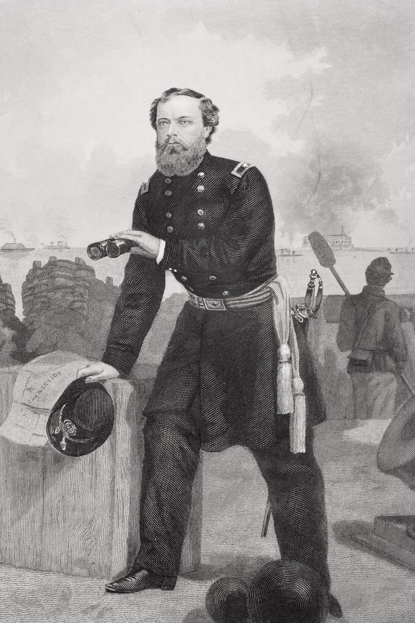 Portre General Quincy Adams Gillmore (1825-88) by Alonzo Chappel
