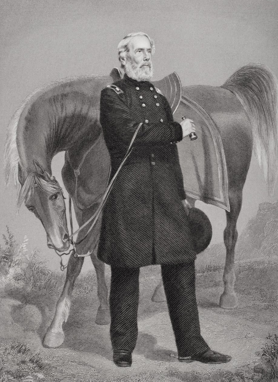 Portrait of General Edwin Vose Sumner (1797-1863)  by Alonzo Chappel