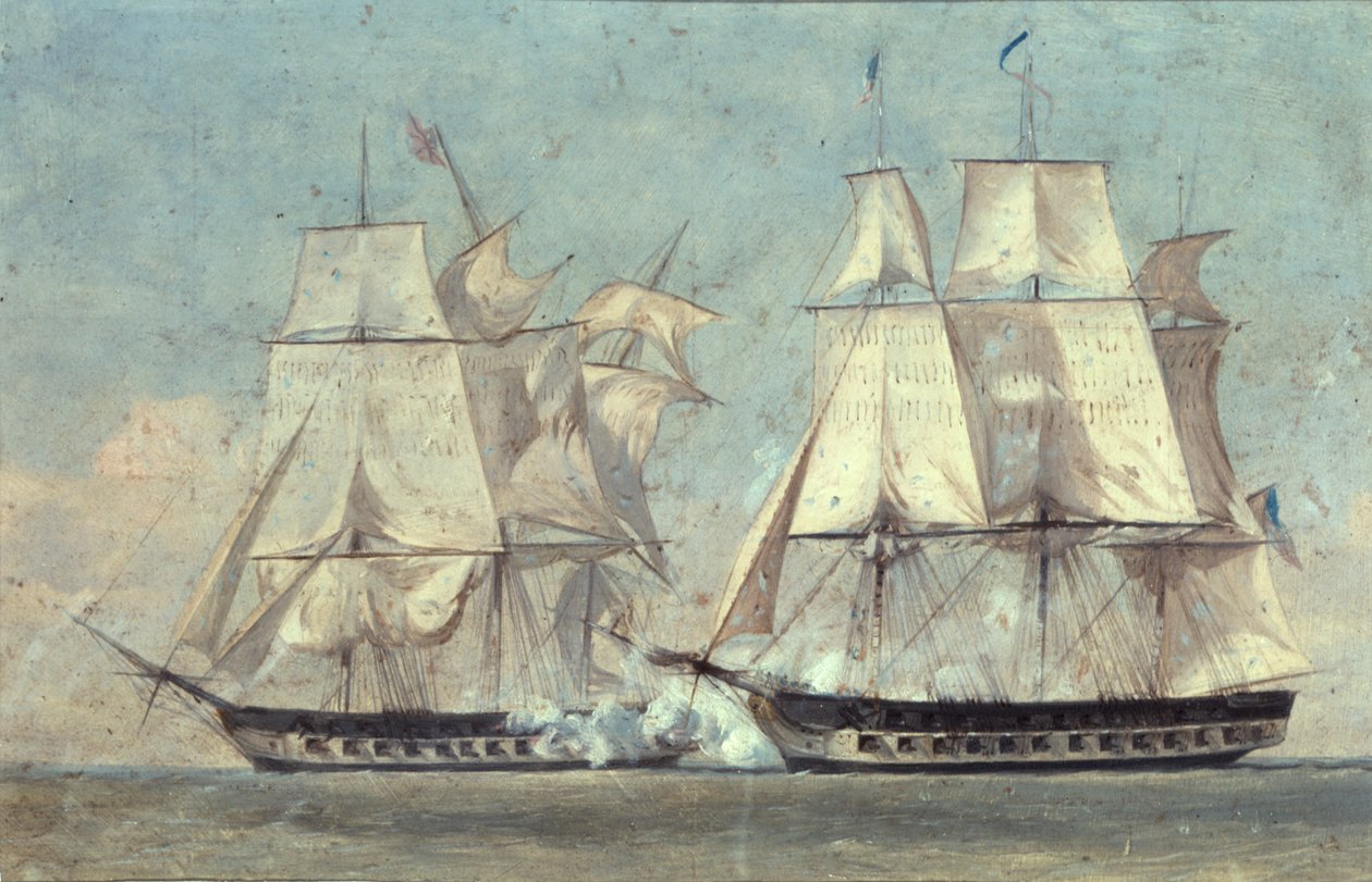 Amerika Birleşik Devletleri ve Makedon arasındaki savaş, 25 Ekim 1812, 1859 by Alonzo Chappel