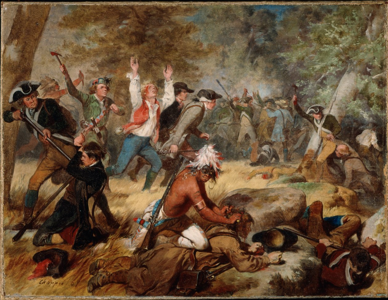 Wyoming Katliamı (Pensilvanya), 3 Temmuz - 4 Temmuz 1778, 1859 by Alonzo Chappel