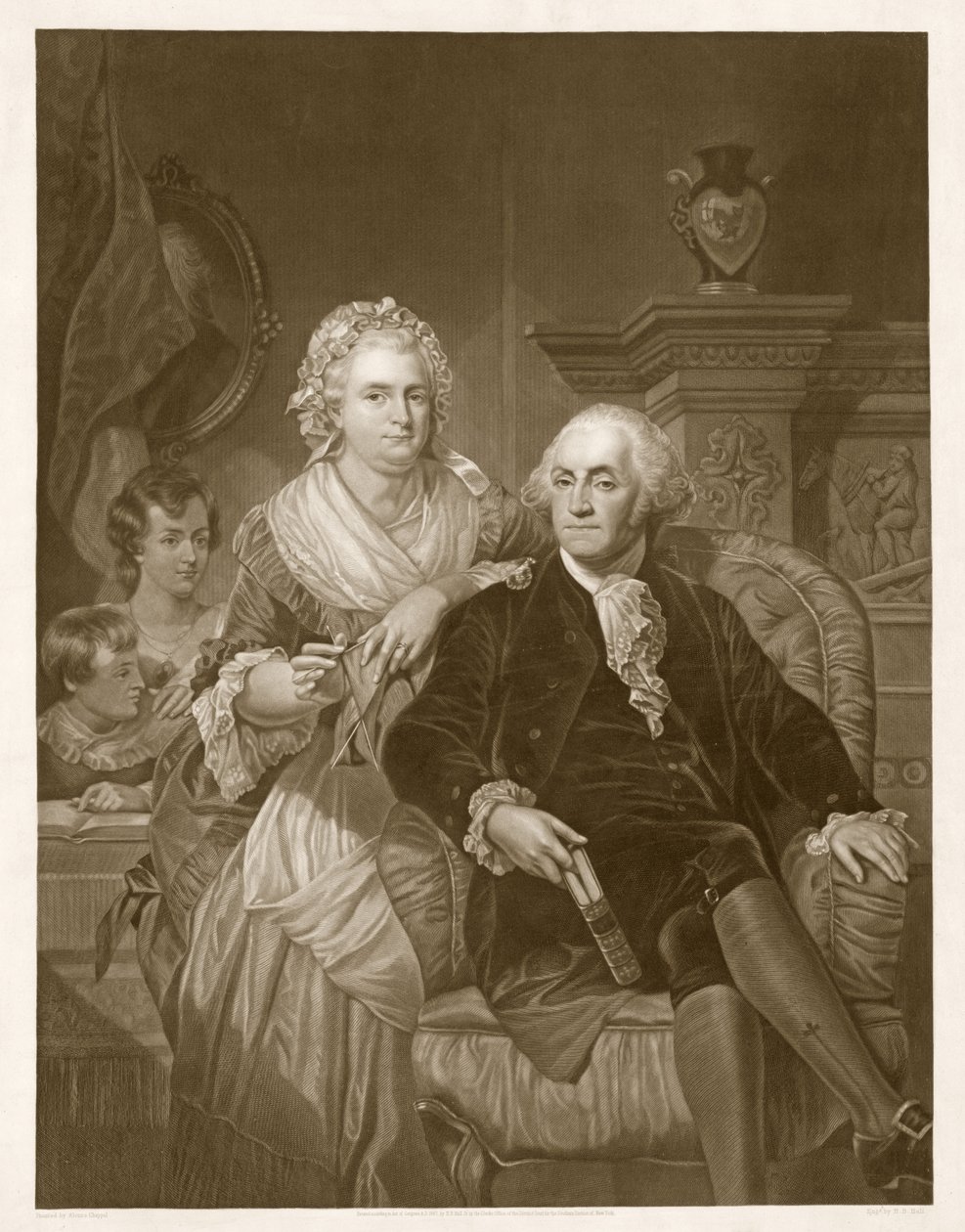Washington Evde, pub. 1867 by Alonzo Chappel