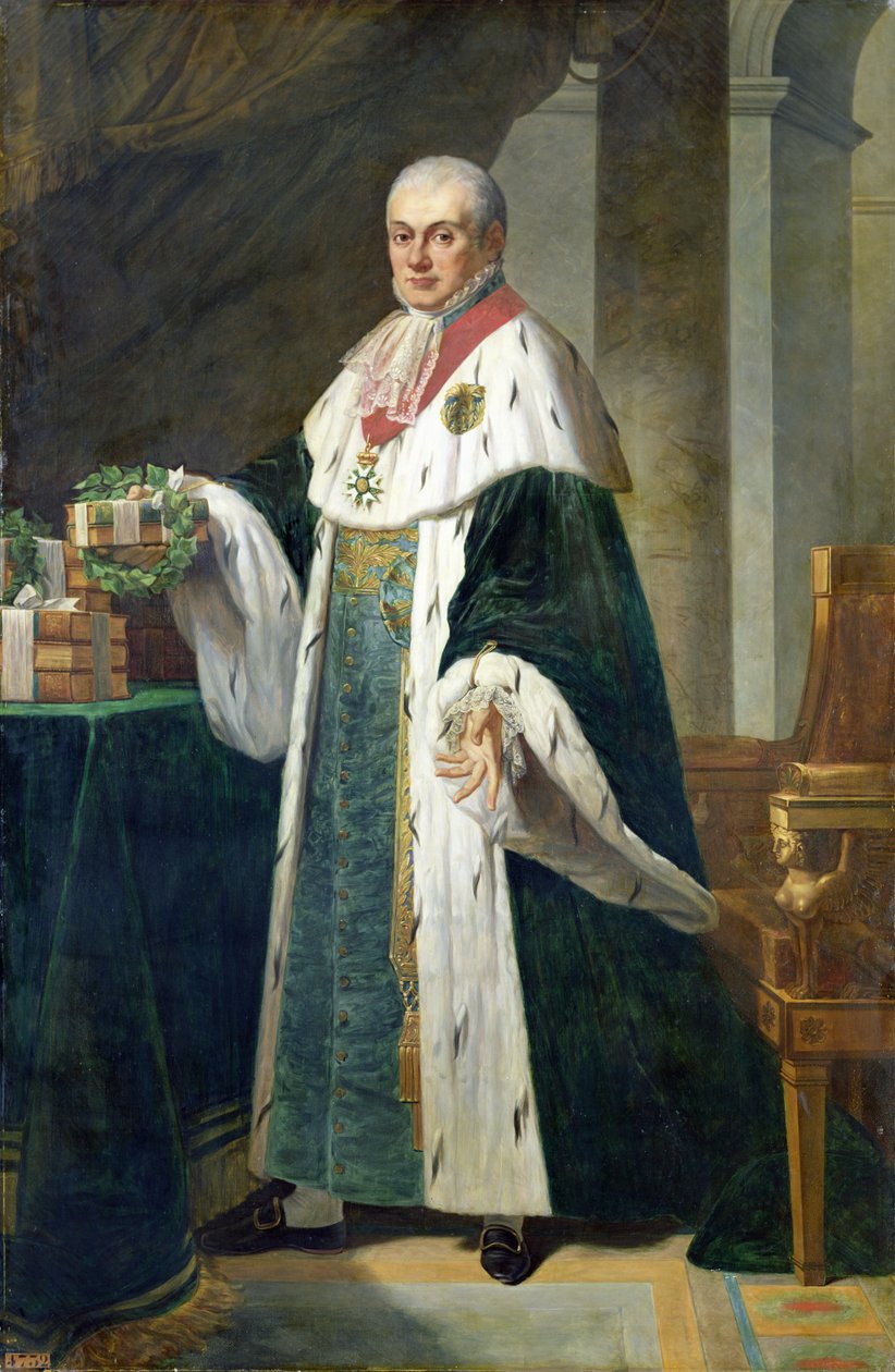 Louis (1757-1821) Marki de Fontanes by Alphonse Lavaudan