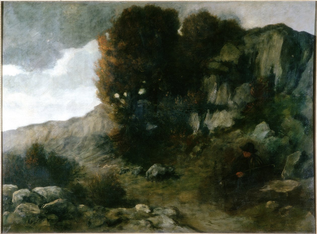 Manzara by Alphonse Legros