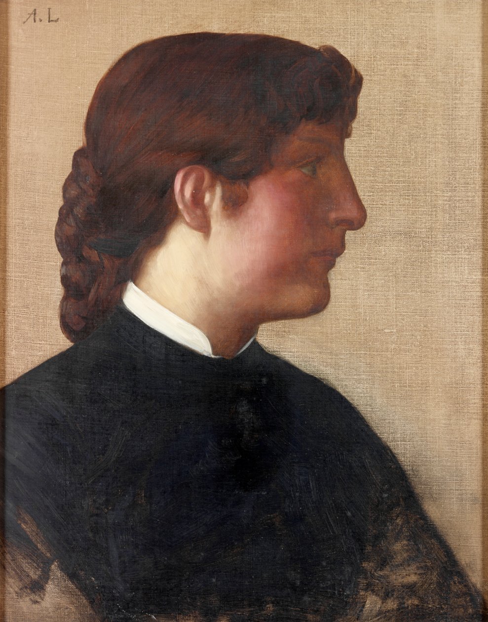 ಮಹಿಳೆಯ ಭಾವಚಿತ್ರ, c.1879 ಟರ್ಕ್ by Alphonse Legros
