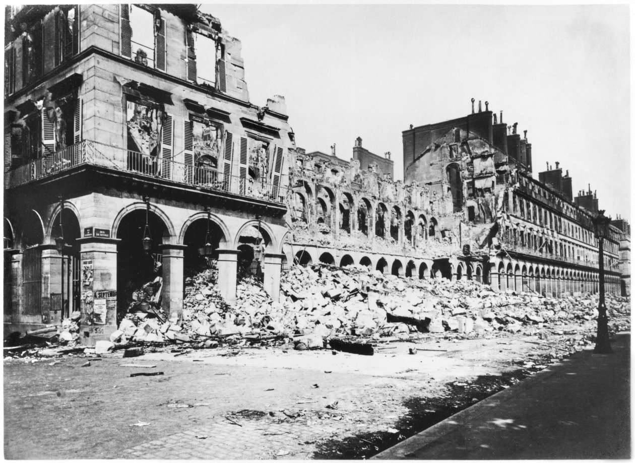 Paris Komünü, Rue de Rivoli, 1871 by Alphonse Liebert