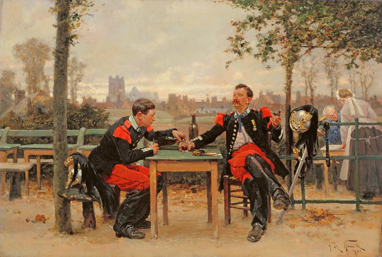 Komutanın Bayramı, 1875 by Alphonse Marie de Neuville