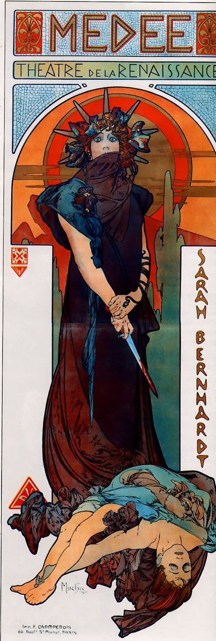 MedeanFrancais: Medeen by Alphonse Mucha