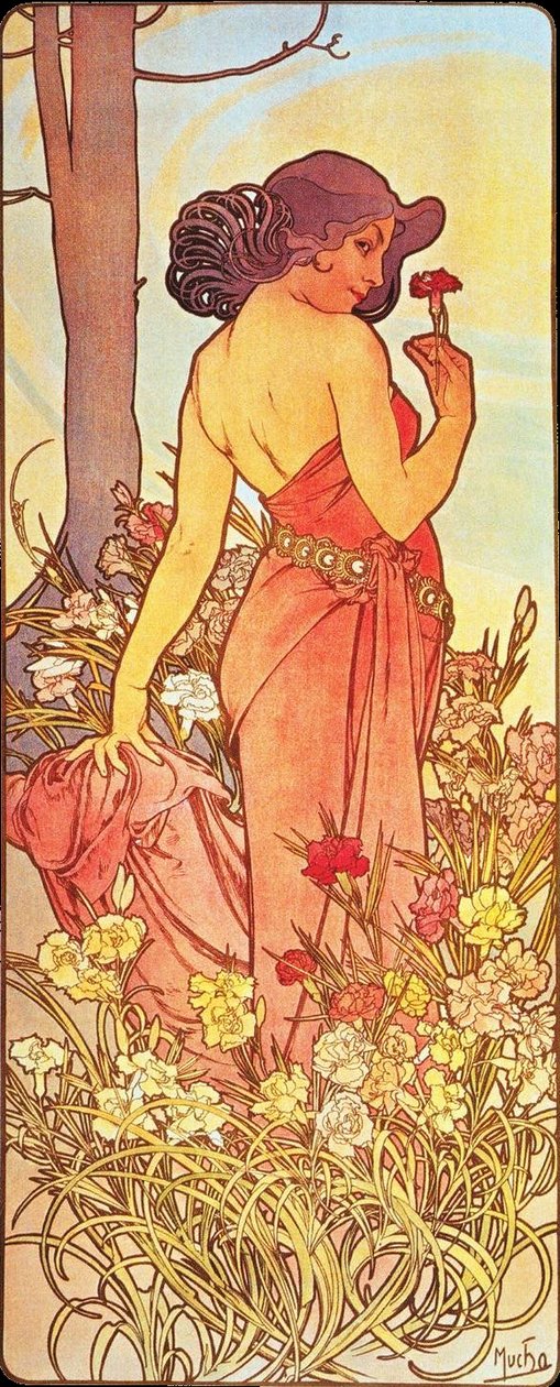Karanfil by Alphonse Mucha