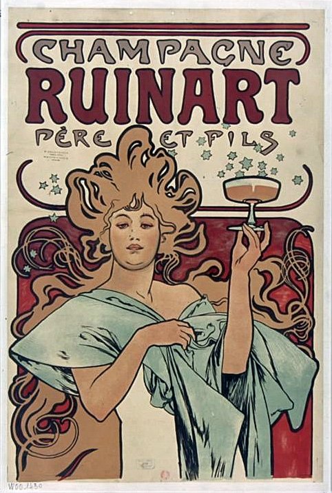 Şampanya Harabeleri by Alphonse Mucha