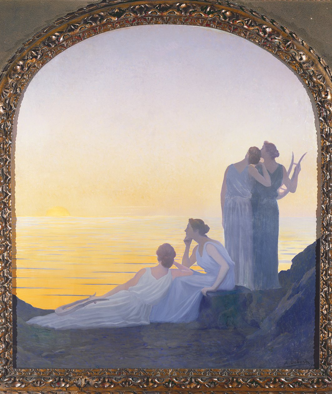 Antik Çağda Bir Akşam, 1908 by Alphonse Osbert