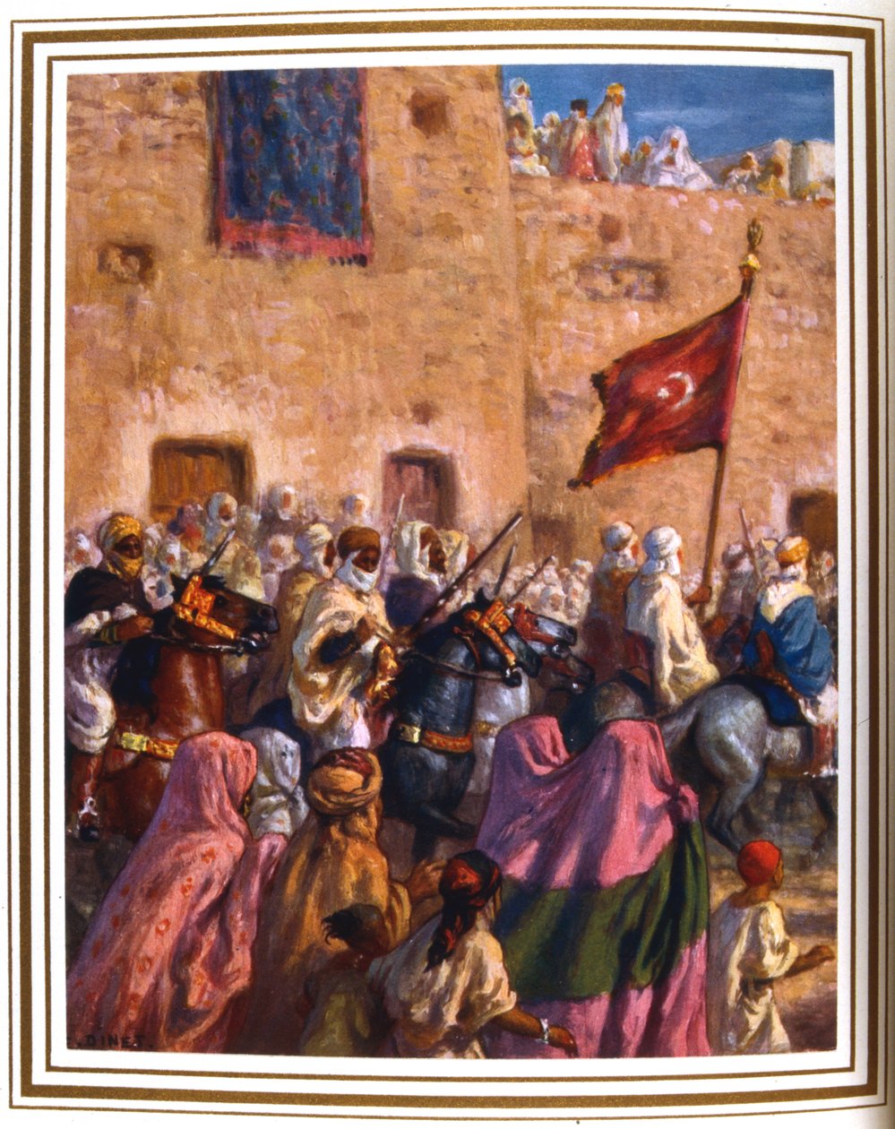 Cihat veya Kutsal Savaş için Hareket, 1918 by Alphonse Etienne Dinet