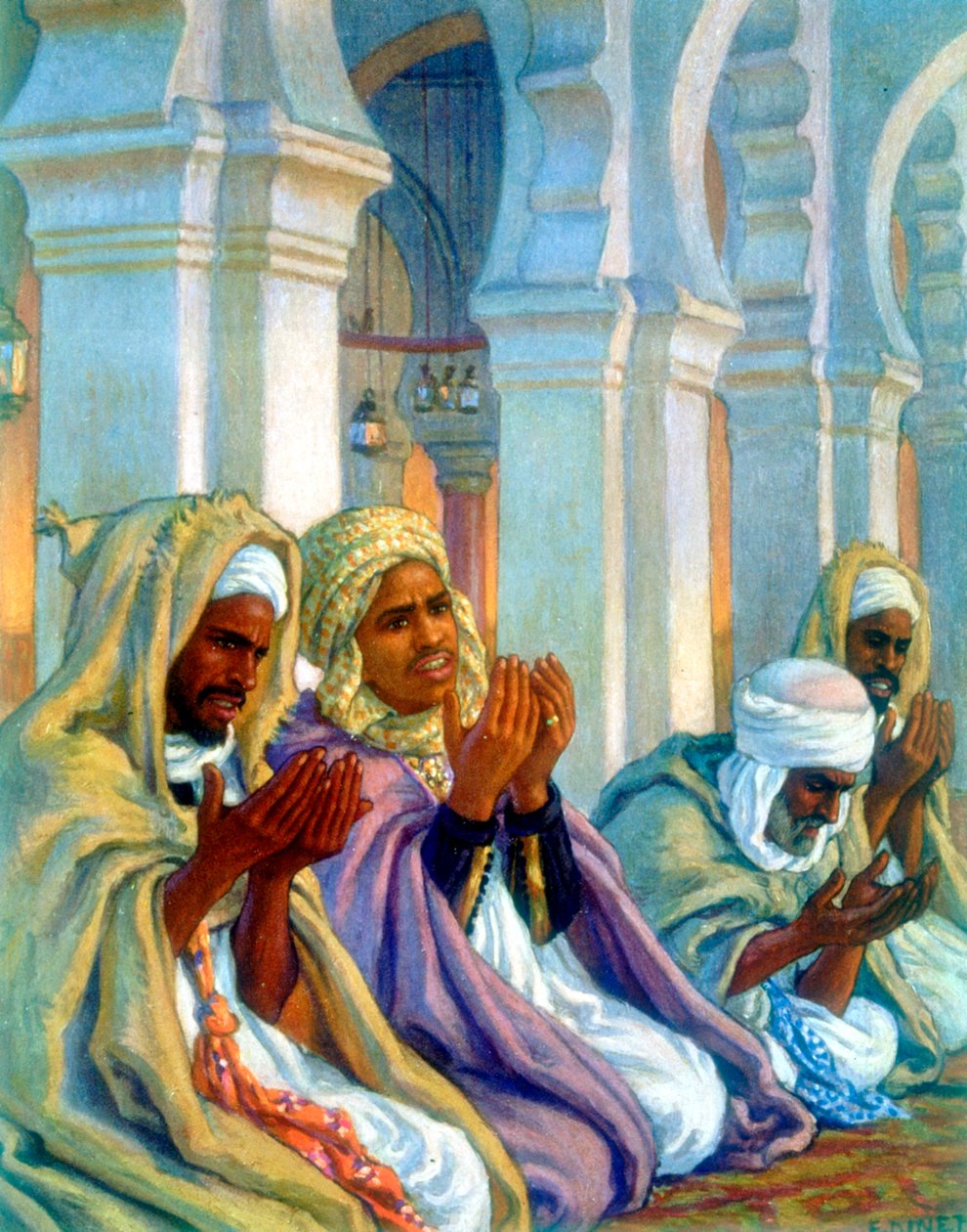Yakarış Duası, 1918 by Alphonse Etienne Dinet