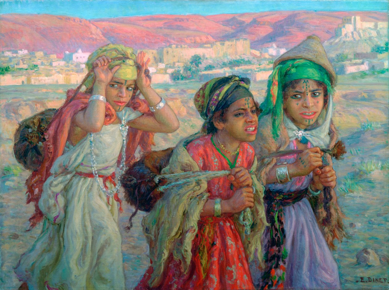 Su Taşıyan Genç Kızlar, c1881-1926 by Alphonse Etienne Dinet