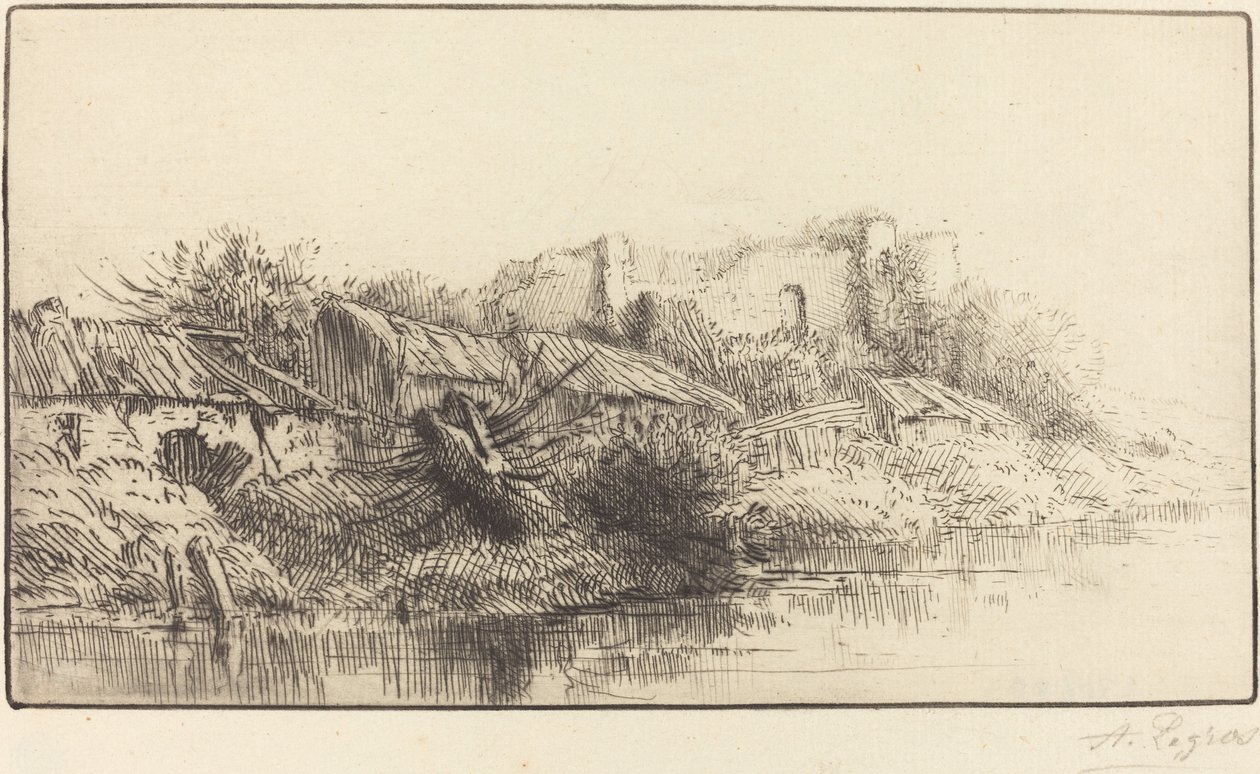 Terkedilmiş Köy Le köyü terk edilmiş. by Alphonse Legros