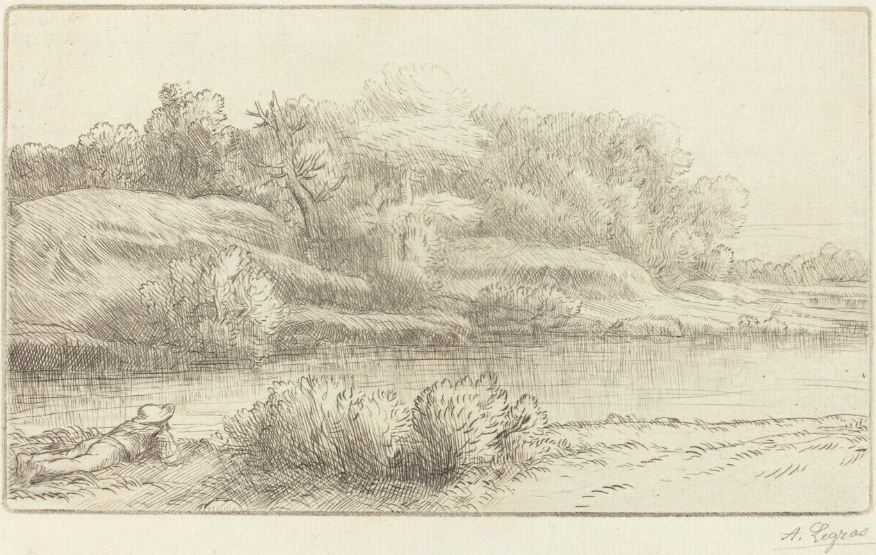 Venelle Bankaları by Alphonse Legros