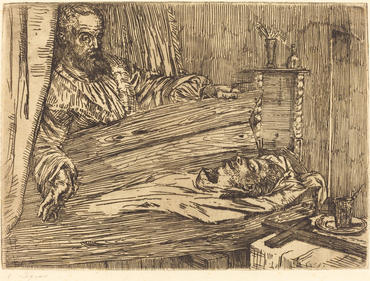 Berenice, 2. plaka by Alphonse Legros