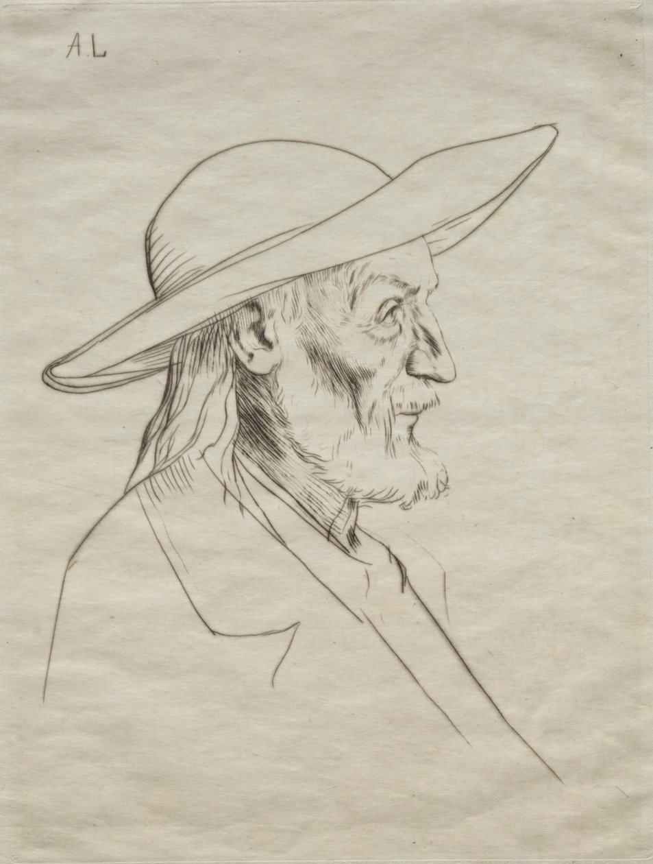 Breton Köylü. by Alphonse Legros