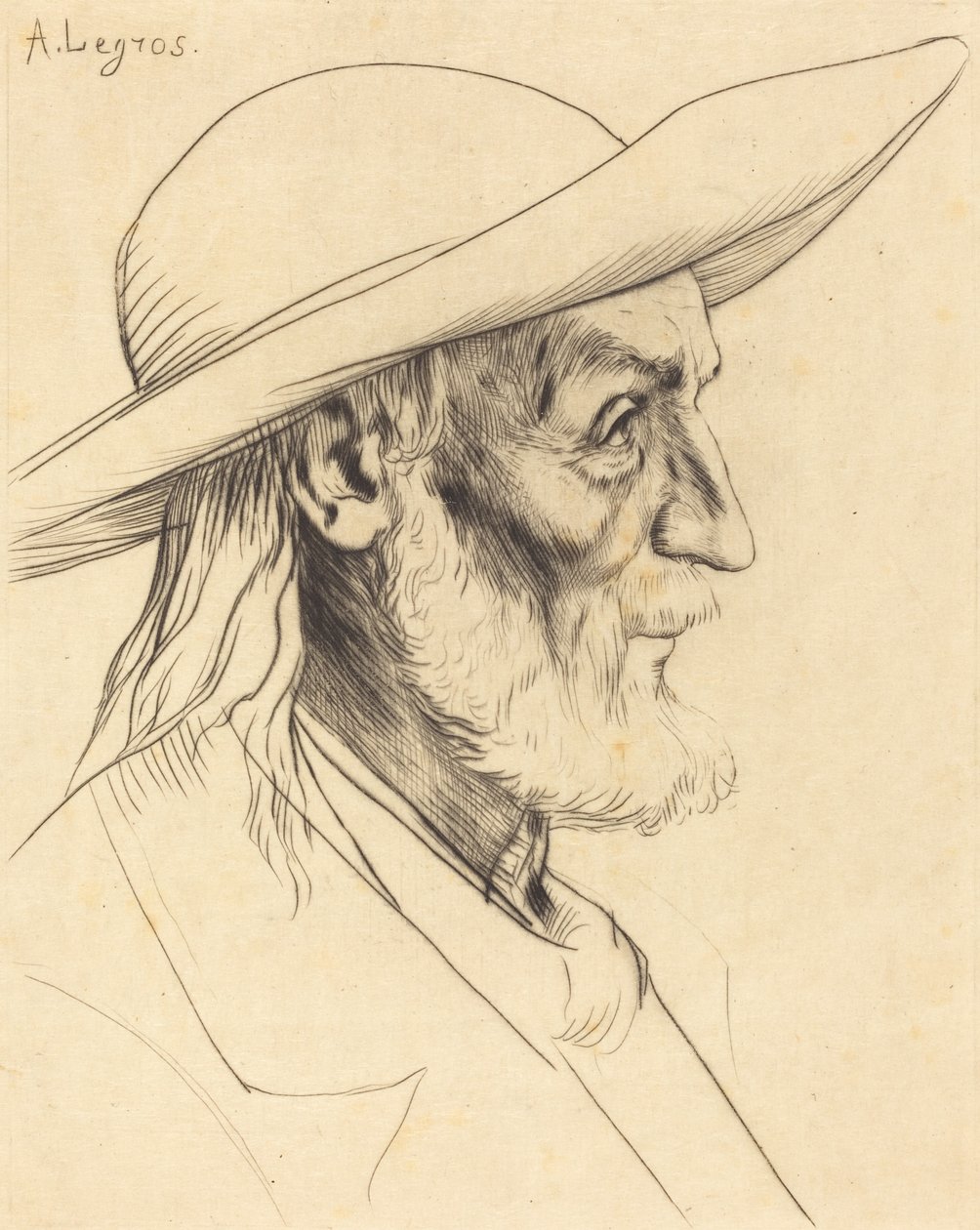Breton Köylü Breton köylü. by Alphonse Legros