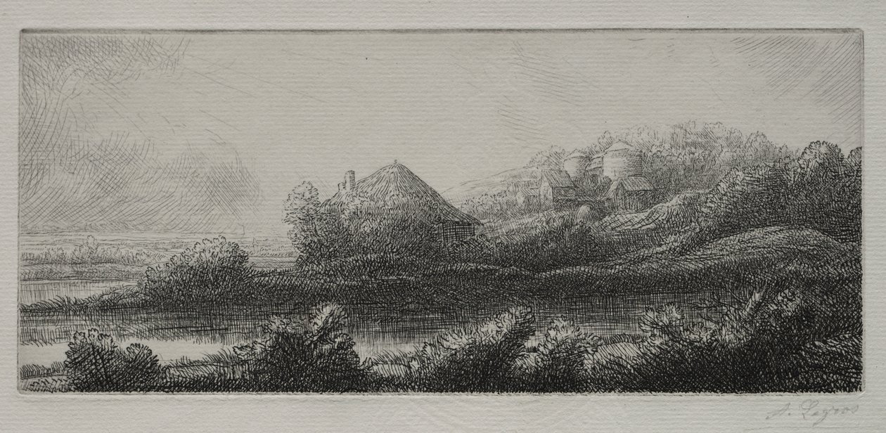 Bataklıkta Kabin by Alphonse Legros