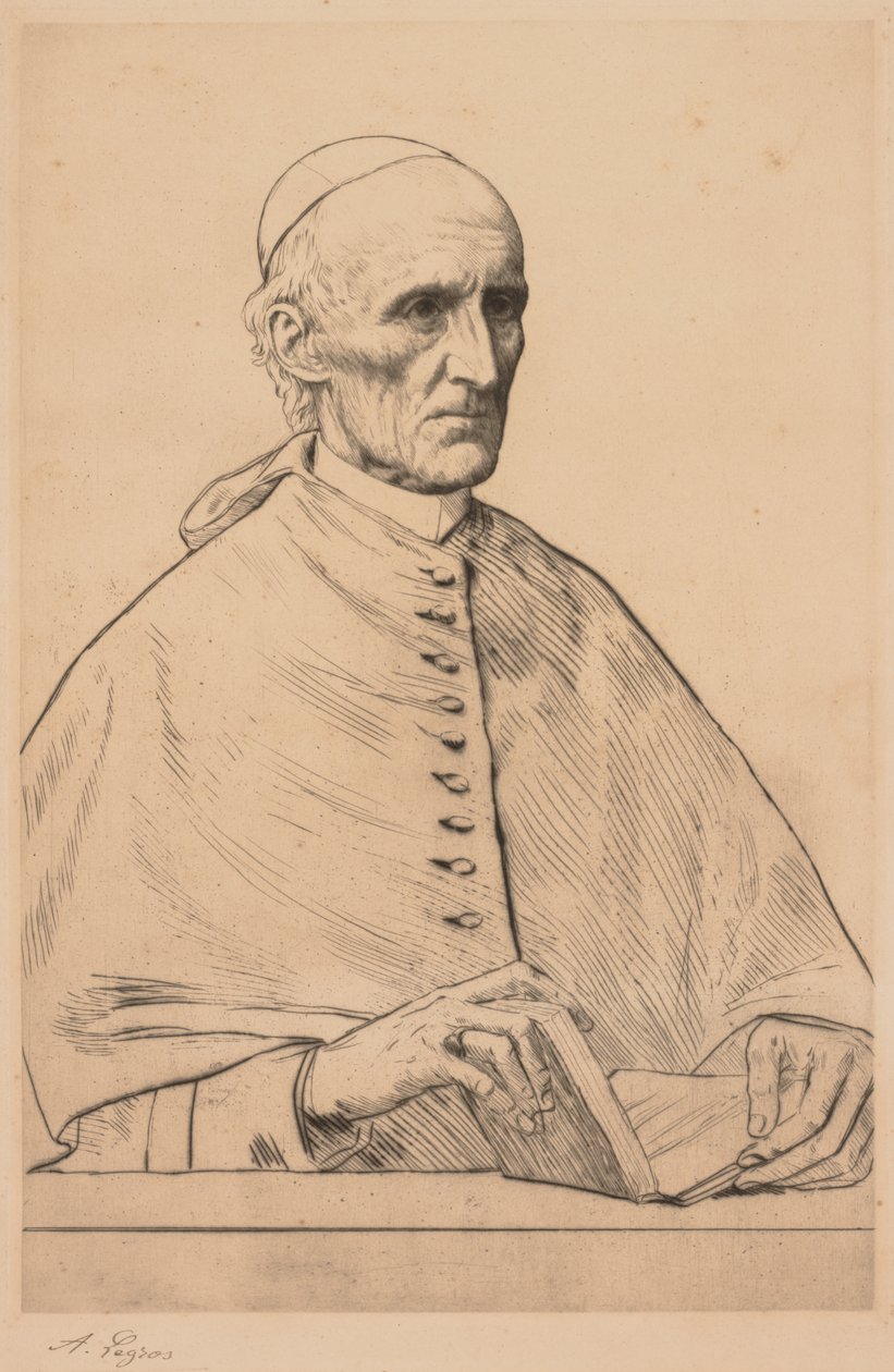 Kardinal Manning by Alphonse Legros