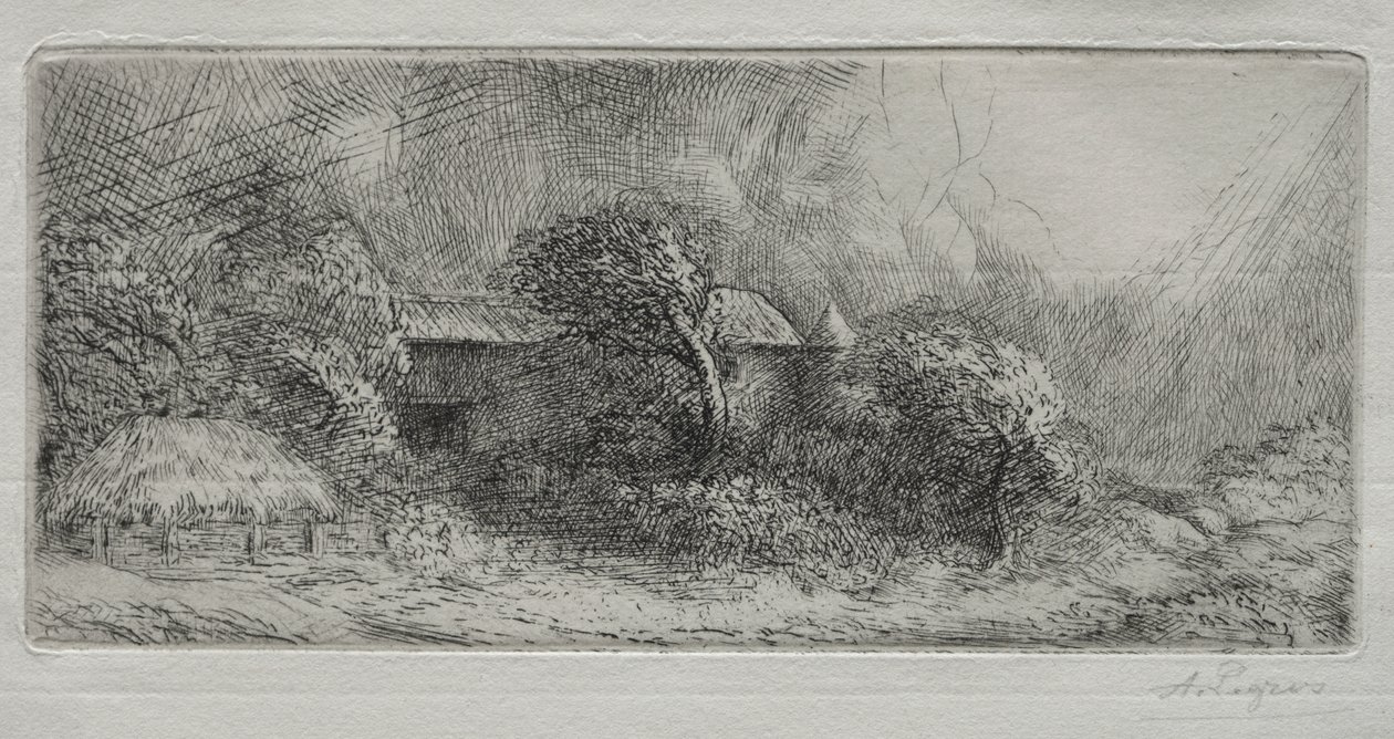 Chailli: fırtına etkisi by Alphonse Legros